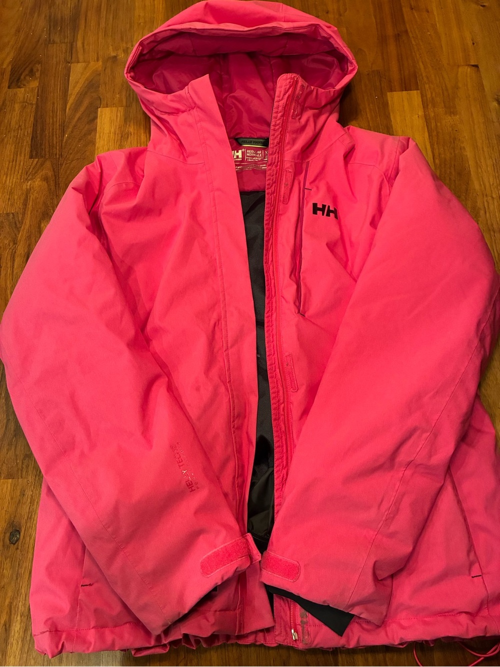 Helly Hansen Hot Pink Hooded Kids Puffer Jacket